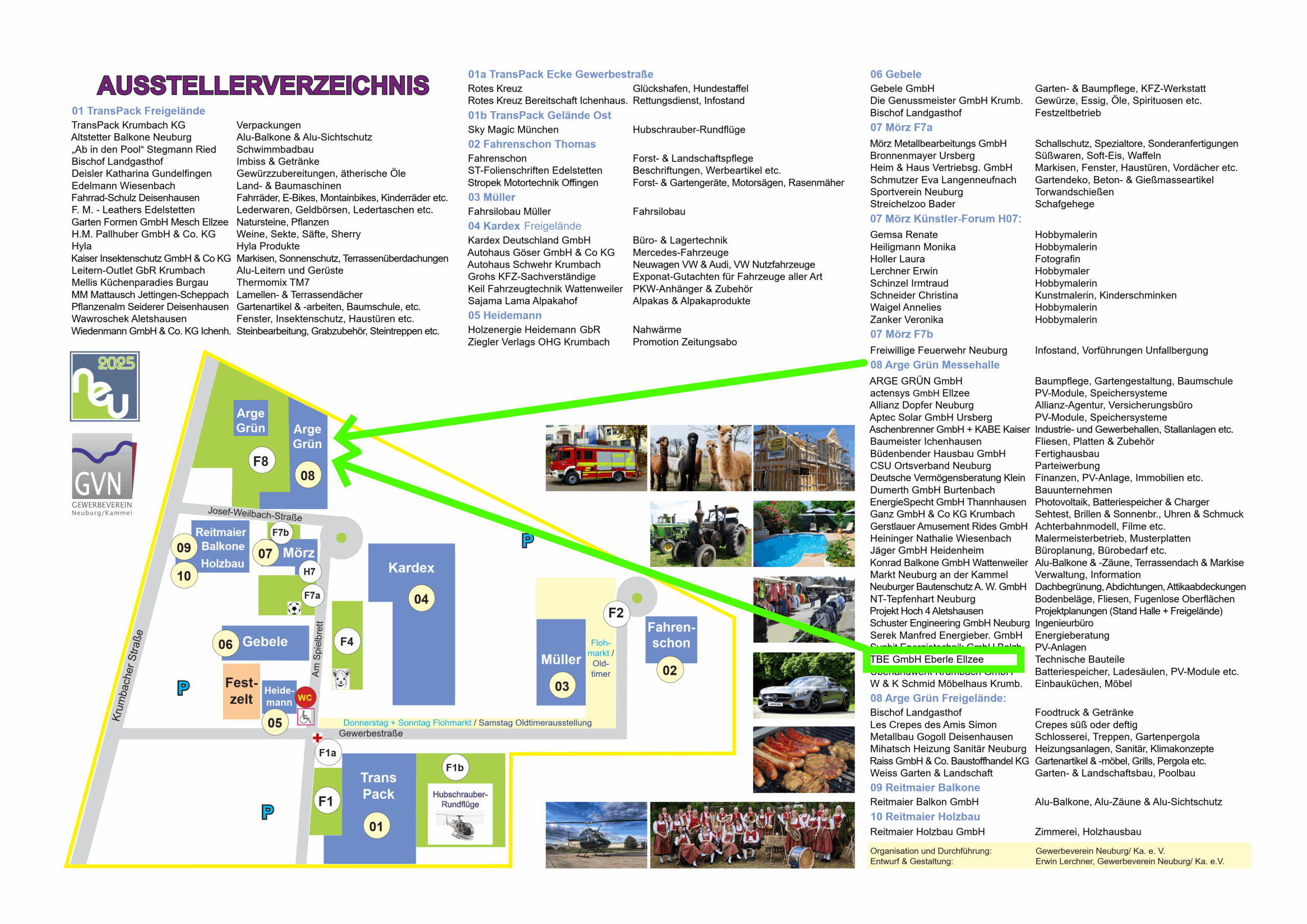 NEU2025 Neuburg Messe Alukol Lageplan
